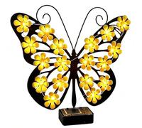 Solar Garden Lights, Metal Art Led Light, Waterproof Outdoor Light Standard Size, Funny Wall Decor for Yard Porch Balcony Park House Party Use, Outdoor Solar Lights, Decorative Lighting Garden Use