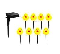 Solar Garden Lights Yellow Duck - String Lights Solar Festoon Light Outdoor