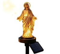 Solar Garden Stake Lights - Waterproof LED Jesus Garden Statue