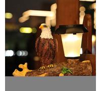 Solar Garden Statue - Animal Solar Lights Outdoor | Realistic Eagle Garden Statues | Eagles Solarsv Light Gardens Pathway Automatic Light Lantern Solars Powered | Eagle Wall Decor Resin Statue Realist