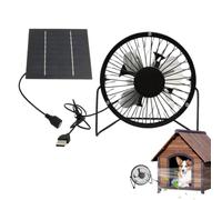 Solar Greenhouse Fan - Monocrystalline Silicon 5W Solar Panel with IPX5