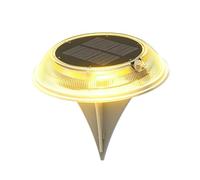 Solar Ground Lights, Waterproof Transparent Solar Pathway Lamps, Outdoor In-Ground Lighting For Patio Path Landscape Walkway Lawn House Driveway Backyard Porch Pool Garden Night Illumination Decor Use