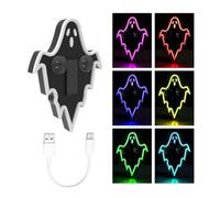 Solar Halloween Car LED Lights for Truck SUV Rv Window Night Driving Commut | Wireless Car Lights Rechargeable Solar Decorative 7-Mode