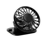 Solar Hat Clip Fan - Rechargeable Cooler, Three Speed Lightweight Mini Fan Mounts, Durrable Hands Free Head Wear Blowers, Portable Summer Heat Relief Accessory - For Outdoors Hiking Beach Travel