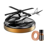 Solar Helicopter Air Freshener - Rotating Car Fragrance Diffuser, Dashboard