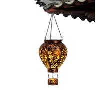 Solar Hot Air Balloon Lantern | Waterproof Hummingbird & Mushroom Decoratin