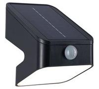 Solar Lèche-mur LED Lesly Détecteur de mouvement crépusculaire (IR) IP65 carré 113x126mm 3000K 5,5W 400lm 3,7V Anthracite Matière plastique Anthracite G