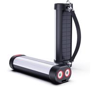 Solar Led Camping Light,Magnetic Camping Light,Rechargeable 6000mah Two Led Lights,Outdoor Electric Lanterns,Ip66 Waterproof/Anti-Fall Emergency Equipment Blackout