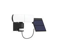 Solar LED wall floodlight, 2 heads, IP44, motion detector, 1500 Lumens, 6500 K, Cool white