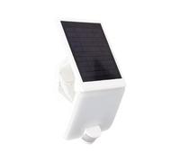 SOLAR LED WALL FLOODLIGHT IP54, ABS WHITE, MOTION SENSOR, 2 LIGHTING MODES, 1500 LUMENS