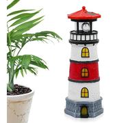 Solar Light House Decor - LED Lantern Outdoor Ornament, Auto On Garden Landscape Lighting, Waterproof Decorative Lamp For Yard Patio Courtyard Lawn Pathway Walkway, Energy Saving Night Illumination