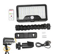 Solar Lights Outdoor - Flexible Tripod 3-Color Mode Lamp | 600LM Motion Sensor Solar Lights for Backyard, RV, Park, Street, Camping, Fishing, Balcony, Tent, Car Roof, Indoor Use