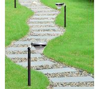 Solar Lights Outdoor Pathway - Solar-Powered Waterproof Path Lights, Decorative Landscape Illumination, Bright Long-Lasting Lighting Solution | Garden, Backyard, Driveway, Patio, Porch, Gazebo, Yard