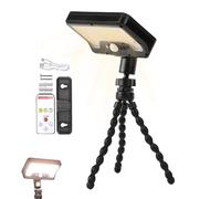 Solar Lights Outdoor - Tripod 3 Color Mode, 600lm Motion Sensor Lamp with Adjustable Brightness, Outdoor Lamp Tool, Solar Lights for Details, Flexible Backyard Rv Park Street Camping Use
