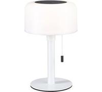 Paulmann Lampe de table solaire Bartja 94606 – 1,6 W 160 lm 2700K blanc IP44 dimmable USB‑C