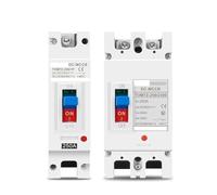 Solar Molded Case Circuit Breaker MCCB Overload Protection Switch Protector for Solar Photovoltaic PV 1P 2P CZAOINCU(2p,100A)