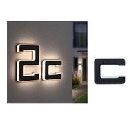 Paulmann 94652 Solar Hausnummer c Eclairage solaire pour numéro de maison CEE: A (A - G) blanc chaud noir