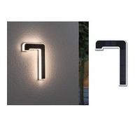 Paulmann Numéro de maison lumineux LED solaire Numéro 7 3000K IP44 Batterie interchangeable Noir