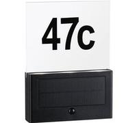 Numéro De Maison Extérieur Solaire Neda Ip44 3000k Pir Anthracite