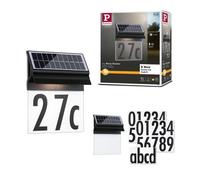 Solar Numéro De Maison Lumineux Led Produits De Deuxième Choix Neda Ip44 3000k 14lm Noir