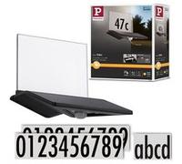 Solar Numéro de maison lumineux LED Yoko Détecteur de mouvement crépusculaire (IR) IP44 3000K 42lm Anthracite Anthracite G