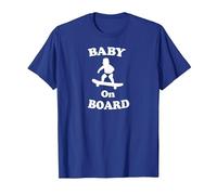 Solar Opposites Terry Baby on Board T-Shirt, Homme, Bleu Royal, XL