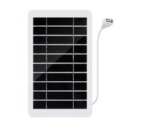 Solar Panel, 2W 5V Waterproof Power Backup Charger, Compact Sunlight Energy Solution for Camping, Travel, Marine Trailer, Farm, Outdoor Off-Grid Power, Boat Roof Top, RV, Battery Support