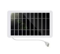 Solar Panel, Backup Generator, 5v Voltage Output with 6.18x3.7x0.07 Inches Size, Waterproof Sunlight Converter for Marine Equipment, Trailer Power, Farm Setup, Travel Gear, Boat Roof System