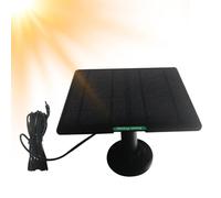 Solar Panel, Battery Charger, Generator,7.76x6.57x0.39 inches, 50w Output Capacity, Weatherproof Energy Saving Design, for Security Camera Home, Outdoor Commercial Use