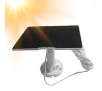 Solar Panel, Battery Charger, Generator,7.76x6.57x0.39 inches, 50w Output Capacity, Weatherproof Energy Saving Design, for Security Camera Home, Outdoor Commercial Use