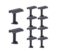 Solar Panel Bracket - 10PCS 30mm Water Guide And Mud Discharge Clamps | Photovoltaic Module Mounting Accessories | Drainage Support Clips For Roof Balcony Fence Wall Ground Garage Boat Farm