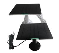 Solar Panel Charger, 50W Battery Energy Supply, 7.76x6.57x0.39 inches Waterproof Energy Saving Generator, External Charging Pack, Ideal for Security Camera, Commercial Use