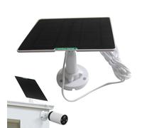 Solar Panel Charger, Battery Power Generator, Waterproof Energy Source, External Charging Accessory, Ideal for Work, Home, Security, Outdoor, Camera, 7.76x6.57x0.39 inches