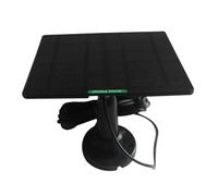 Solar Panel, Doorbell Charger, 50w Monocrystalline Cells with Continuous Charge, Weatherproof UV-Resistant Design, Adjustable Mounting Bracket Included, for Energy Backup