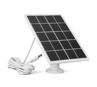 Solar Panel For Home Security Camera, 10W DC Solar Charger With 360° Adjustable Mount, Continuous Power Supply For Outdoor And Battery-Operated Cameras, 6.6x4.6x0.3in