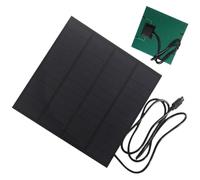 Solar Panel For Outdoor Lights -14.5x14.5cm 20W 12V Solar Power Panel | Shed Monitoring Battery Charger | For Outdoor Barn Garden Pathway Backyard Farm Lights Security Camera