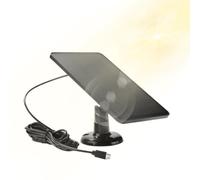 Solar Panel for Security Camera - 10W Quiet Charging Adapter