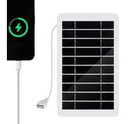 Solar Panel - Powered Panels, 6.18x3.7x0.07 Inches High Efficiency Portable Sunlight Energy, Power Backup for Camping, Travel, Roof Top, Farm Outdoor, Trailer, Marine, Motorhome, and Off-Grid Systems