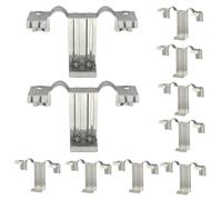Solar Panel Water Drainage Clips | Edge Mount Clamp Practical PV Accessory For Flow Control And Cleaning Support Rust Prevention Dirt Accumulation Roof Photovoltaic Upgrade Maintenance Dusty A