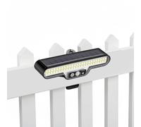 Solar Pathway Lights - Motion Sensor Clip On Solar Powered Outdoor Lights | Security LED Light Waterproof Bright Garden Fence Wall Patio Yard Porch Deck Walkway Gutter Garage Balcony Camping Use