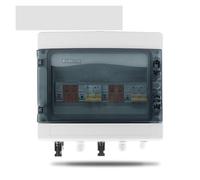 Solar photovoltaic Combiner Box With Lightning Protection 2 input 2 out DC 600V Fuse MCB SPD Box IP65 12ways BIANMTSW(20A DC MCB)