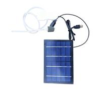 Solar Pond Aerator - Silent Solar Fish Tank Air Pump with USB Rechargeable 72 Hour Battery, Mini Bubble Oxygen Pump for Aquarium Garden Pond Outdoor Aerator