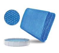 Solar Pool Cover, Round Hot Tub Bubble Cover, 190.92 inches Floating Thermal Pad with UV Protection, Dustproof Tarp for Outdoor Garden, Backyard, Spa, Winter and Summer Use