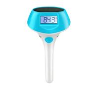 Solar Pool Thermometer, Solar Wireless Thermometer, Waterproof Floating Sensor, Easy Read Digital Pool Water Tester for Spa Hot Tub Pond Bathtub Garden Patio Outdoor Indoor Swimming 11.2x11.2x21cm