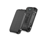 imoshion imoshion Solar Powerbank Batterie externe sans fil avec panneau solaire Charge rapide et fourniture d'énergie 30 000 mAh Noir Noir