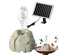 Solar Powered Bird Bath Fountain - Outdoor Floating Water Pump | Polycrystalline Panel with Automatic Spray System, Eco Friendly Water Circulation Feature, Pool Decoration Accessory