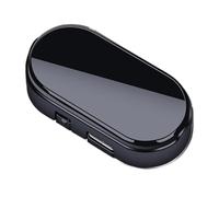 Solar-Powered Car Alarm Light, Automotive LED Warning Lamp, Simulated Alarm with Anti-Theft Flashing Security Light, Interior Safety Accessory for Vehicles, Black and Transparent