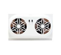 Solar Powered Car Exhaust Fan 5000 RPM USB Powered Blower
