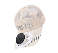 Solar Powered Fan Hat - Breathable Summer Sun Protection Hat, USB Rechargeable Solar Fan for Men | Outdoor Activities, Cycling, Fishing, Hiking, Travel, Lightweight Comfortable Design, Adjustable Fit