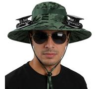 Solar Powered Fan Hat, Cooling Vent Cap, Wide Brim Ventilated Headwear, Breathable Outdoor Summer Headgear, Portable Sun Protection, Solar Cooling Hat for Fishing Hiking Camping Gardening Cycling